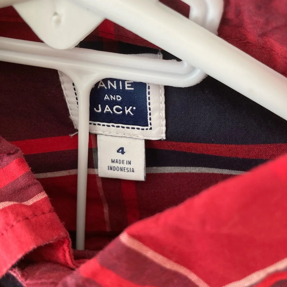 Janie and Jack V- neck Sweater, shirt & pants Size 4